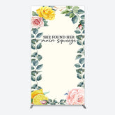 Aperturee - Aperturee Plant Floral Main Squeeze Lemon Wedding Rectangle Backdrop